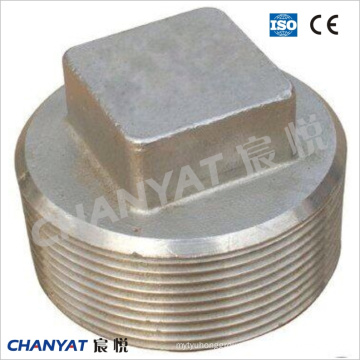 Stainless Steel Forged Threaded Fitting Square Head Pluga182 (F44F45F46)